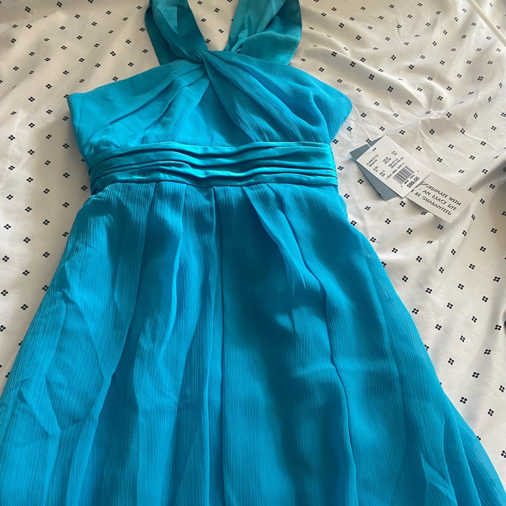 Turquoise dress